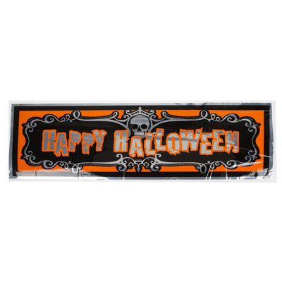 Halloween Banner Decoration Happy Trick Or Treat Party from B&Q