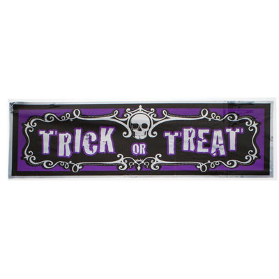  - Trick Or Treat Banner Decoration Or Party Or