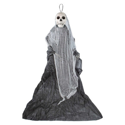 7Ft Hanging Decoration Halloween PartyTrick Or Treat Skeleton Purple from B&Q