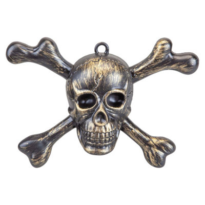 Halloween Wall Decorations Skull & Crossbones PartyTrick Or Treat from B&Q