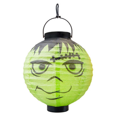 Halloween Paper Lantern PartyTrick Or Treat Frankenstein from B&Q