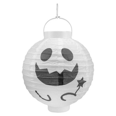 Halloween Paper Lantern Halloween PartyTrick Or Treat 20Cm Ghost from B&Q