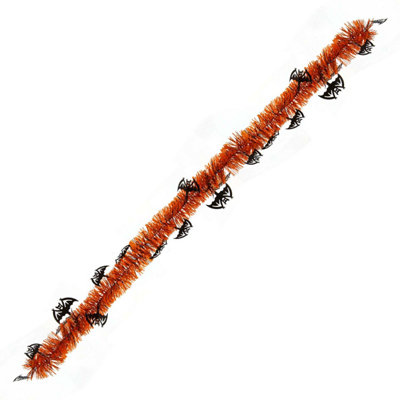 Halloween Tinsel Decoration Halloween PartyTrick Or Treat 2M Bat from B&Q
