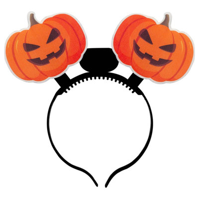 Halloween Headband Fibre Optic Light Up PartyTrick Or from B&Q