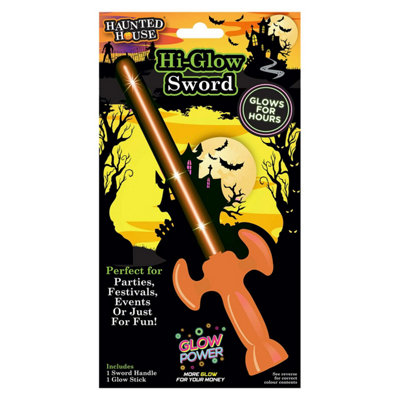 Halloween Glow Sword Prop Accessory Hallows PartyTrick Or Treat 25. from B&Q