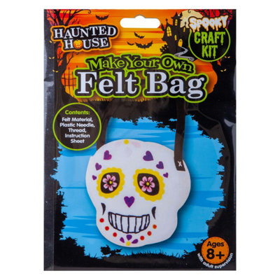 Halloween Felt Bag Kit Accessory PartyTrick Or Treat Witch from B&Q