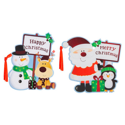 Christmas Gift Tags Present Labels 8 Themed from B&Q