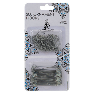 B&Q Christmas Decoration Hooks Ornament X 1 X200 20. 6Cm X 10. 5Cm X 1. 4Cm Silver