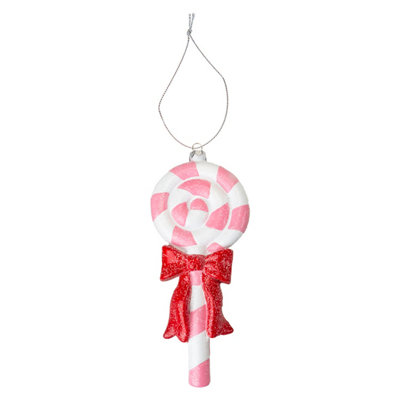 Christmas Tree Decoration Lollipop Ornament from B&Q