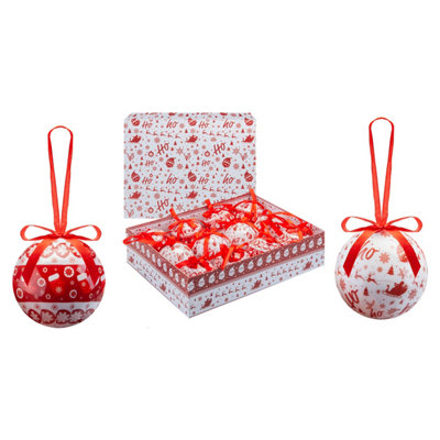 Christmas Bauble Decoration Hanging Tree 12 Piece 7. Set Nordic from B&Q