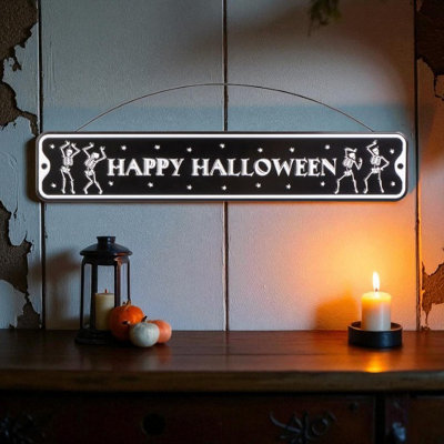 Happy Halloween Haunted Street Sign from B&Q