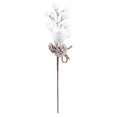  - Christmas Decoration X 1 32Cm White
