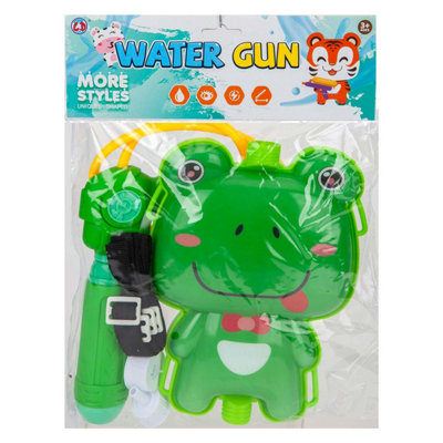 Water Gun Pistol Frog Backpack Guns Adults Kids from B&Q