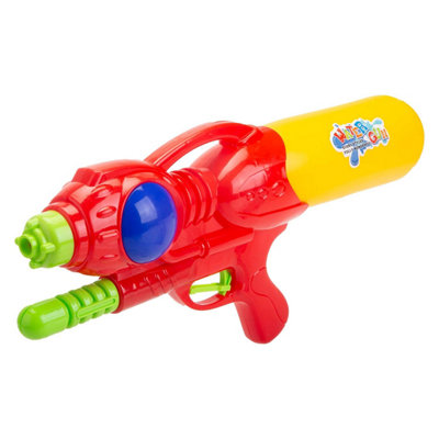 Large Water Gun Pistol Guns Adults Kids Outdoor Red Pool Toy from B&Q
