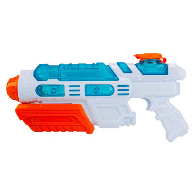 Pump Action Water Gun Pistol Guns Adults Kids White-Blue from B&Q