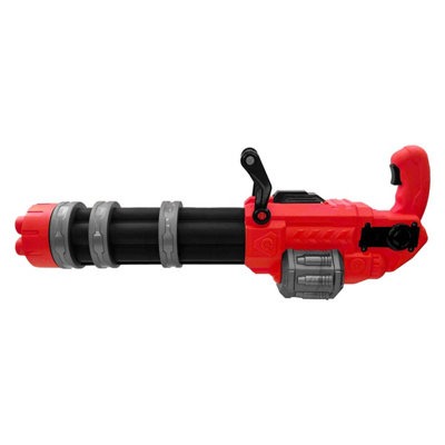 Electric Gatling Water Gun Pistol Automatic Battery Powered Red from B&Q