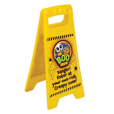 The Boo Crew Halloween Decorations Warning SignEnter At Own Risk from B&Q