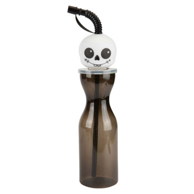 The Boo Crew Halloween Drinking Bottle Water Container Skull 500Ml from B&Q
