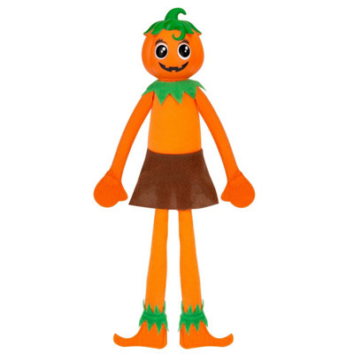 The Boo Crew Mrs. Pumpkin-Head Halloween Doll 30Cm Plush Figure from B&Q