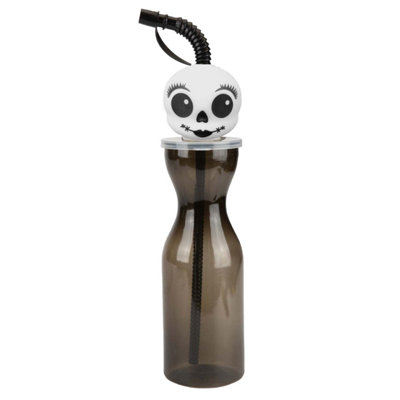 The Boo Crew Halloween Drinking Bottle Water Container Skull 500Ml from B&Q