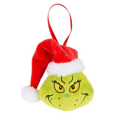 Grinch Christmas Tree Decoration Festive Gift 10Cm X 8Cm Green X 1 from B&Q