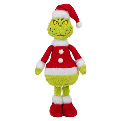Grinch Standing Christmas Decoration Festive 35Cm X 16Cm Green X 1 from B&Q