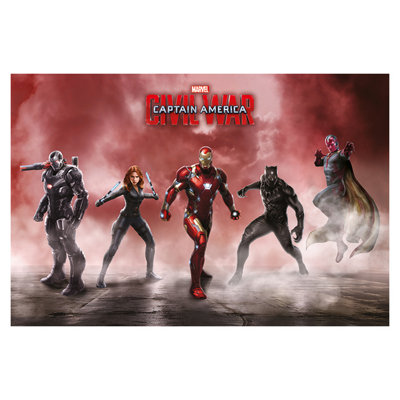 Marvel Civil War Team Iron Man Poster 915mm 610mm