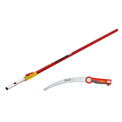 Wolf Garten Wolf-Garten P591 Pruning Saw & Telescopic Handle 4M from B&Q