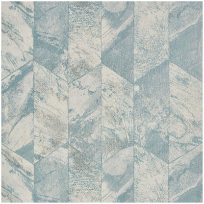 Prestigious Textiles Chisel Sky Wallpaper Blue Paste The Wall Spongeable from B&Q