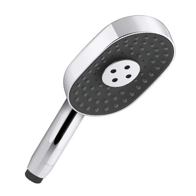 Mira Kohler Statement 3 Function Oblong Handshower Shower Head Chrome Kayalyst Tech from B&Q