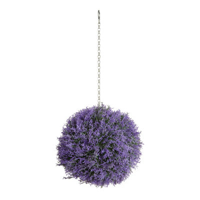 Smart Garden Haze Artificial Topiary Ball Purple
