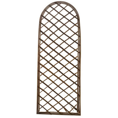 Primrose Extra Strong Round Arched Willow Woven Garden Trellis Plant Support 180Cm from B&Q