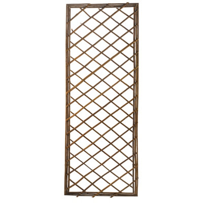 Primrose Extra Strong Framed Willow Woven Outdoor Trellis Plant Support 180Cm from B&Q
