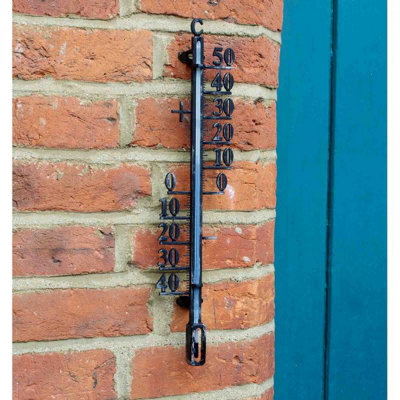 Smart Garden Marco Paul 16'' Outside In Garden Thermometer from B&Q