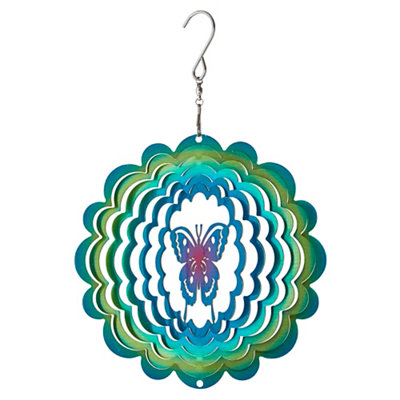 Flamboya Butterfly Wind Spinner 15Cm from B&Q
