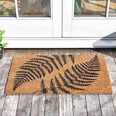 Smart Garden Marco Paul Non Slip Natural Coir Door MatFerns from B&Q