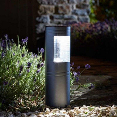 Smart Solar Marco Paul Solar Led Bollard Stake Light from B&Q