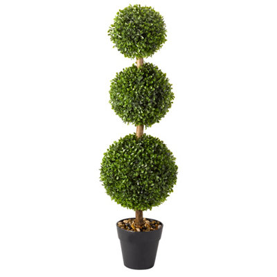 B&Q -  Trio Artificial Topiary Ball