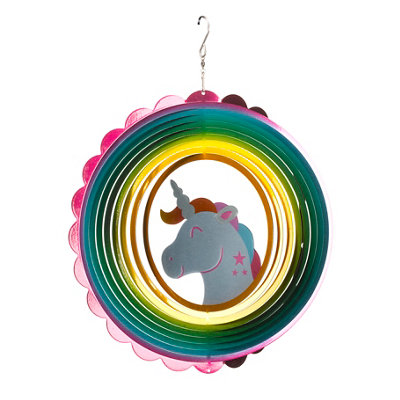 Flamboya Unicorn Wind Spinner 15Cm from B&Q