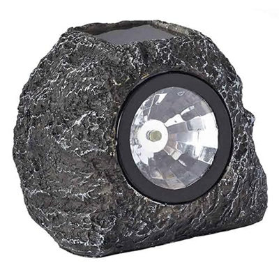 Pack Of 4 Smart Garden Solar High Performance Super Bright 3 Lumen Spotlight Garden Path Granite Rock from B&Q
