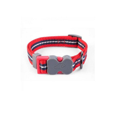 Zoon Walkabout Dog CollarMedium Windsor Red from B&Q