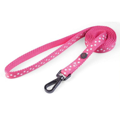Zoon Walkabout Dog Lead StarrySmall Pink from B&Q