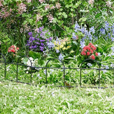 B&Q -  Easy Fence Wire Path Border Lawn Plant Beds Edging 3M Total X 0.2M