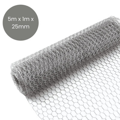 Smart Garden Marco Paul 5M Galvanised Wire Netting from B&Q