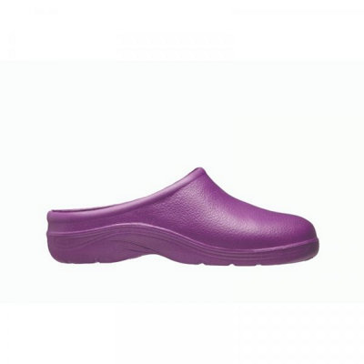 Briers Comfi Garden Clogs Lilac Purple Size Uk 6 from B&Q