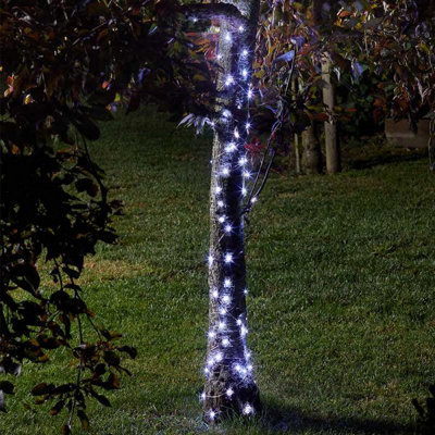 Smart Garden White Smart Solar 100 Led Firefly String Lights (Cool )