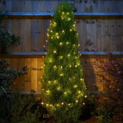 Smart Solar 50 Led Solar String Lights (Warm White) from B&Q