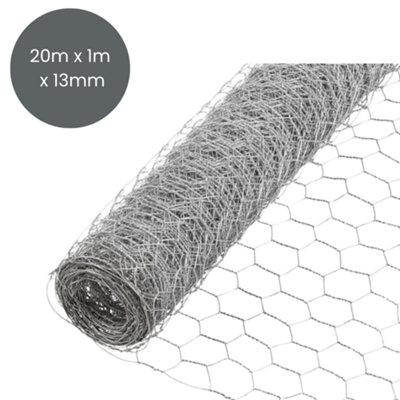 Smart Garden Marco Paul 20M Galvanised Weld Mesh13mm from B&Q