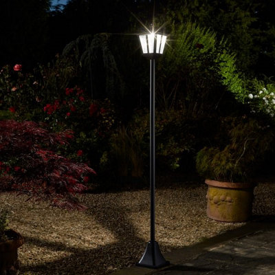 Smart Garden Whitehall 365 Solar Bollard Lamp Post Light 1.7M Super Bright from B&Q