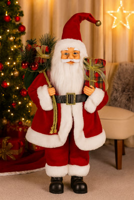 60Cm Santa Claus Figure Decoration from B&Q